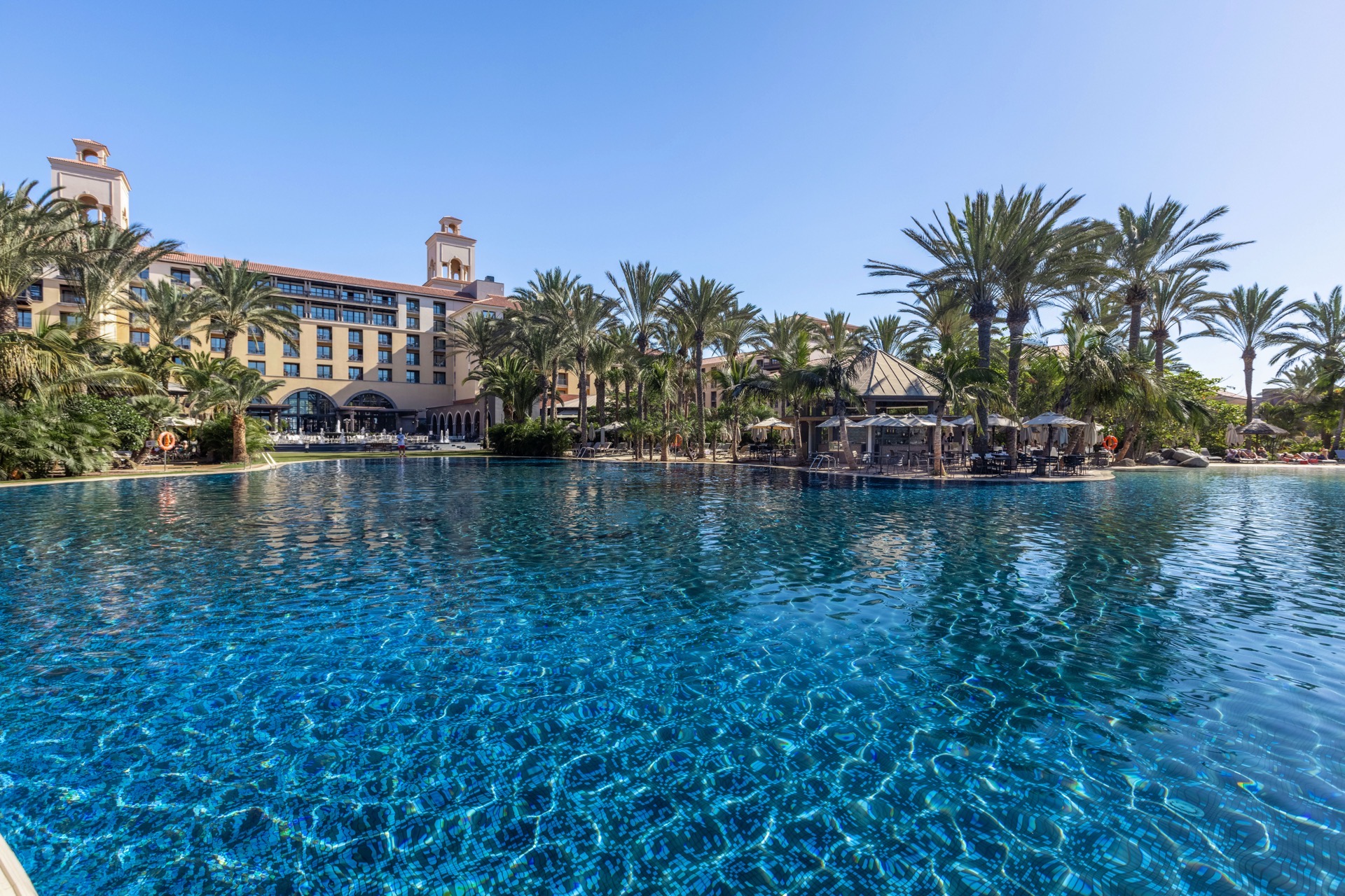 fotografías lopesan costa meloneras piscina lago