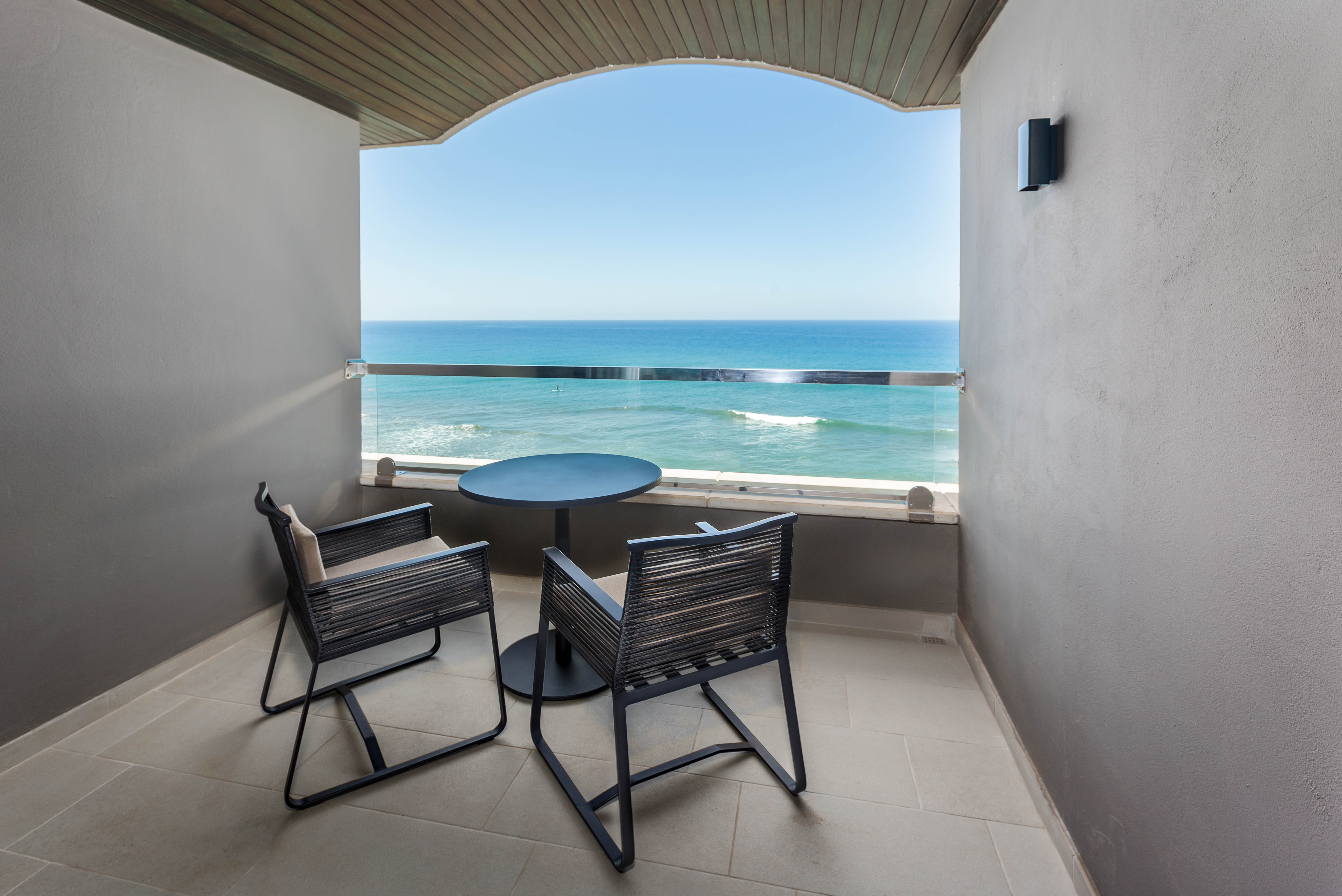 fotos terraza habitaciones doble superior vista hotel faro lopesan collection