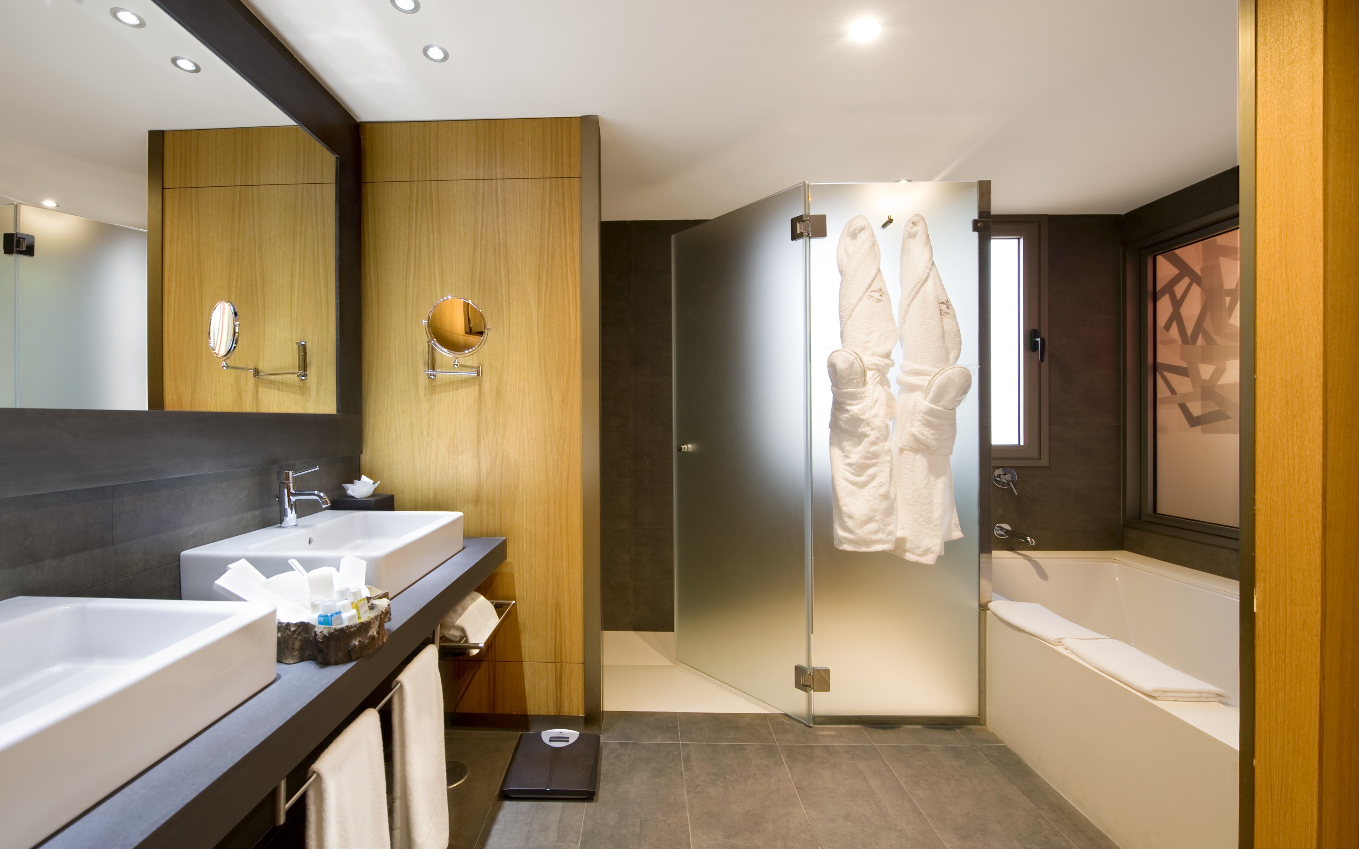 badezimmer junior suite lopesan baobab resort