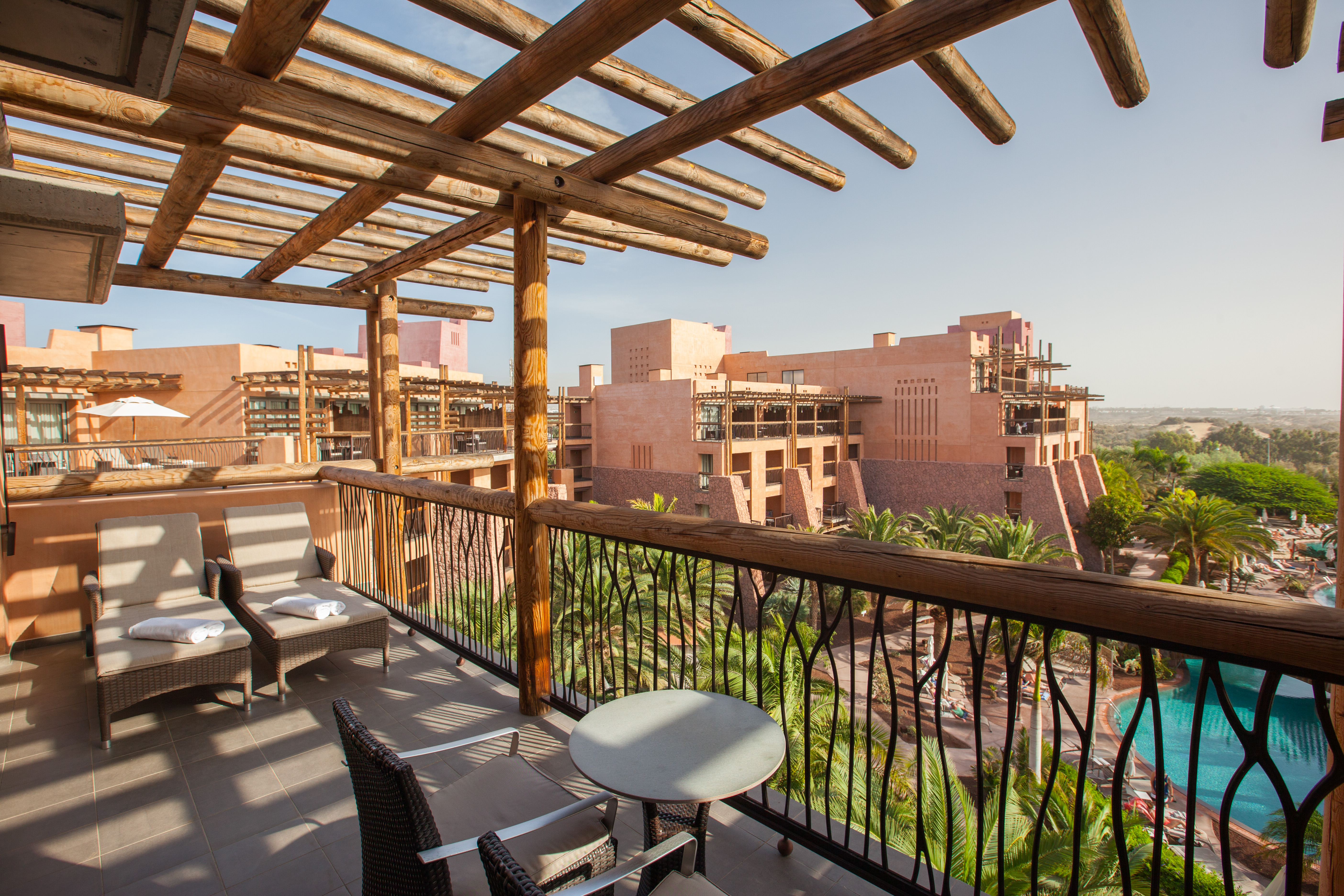 terrasse junior suite lopesan baobab resort