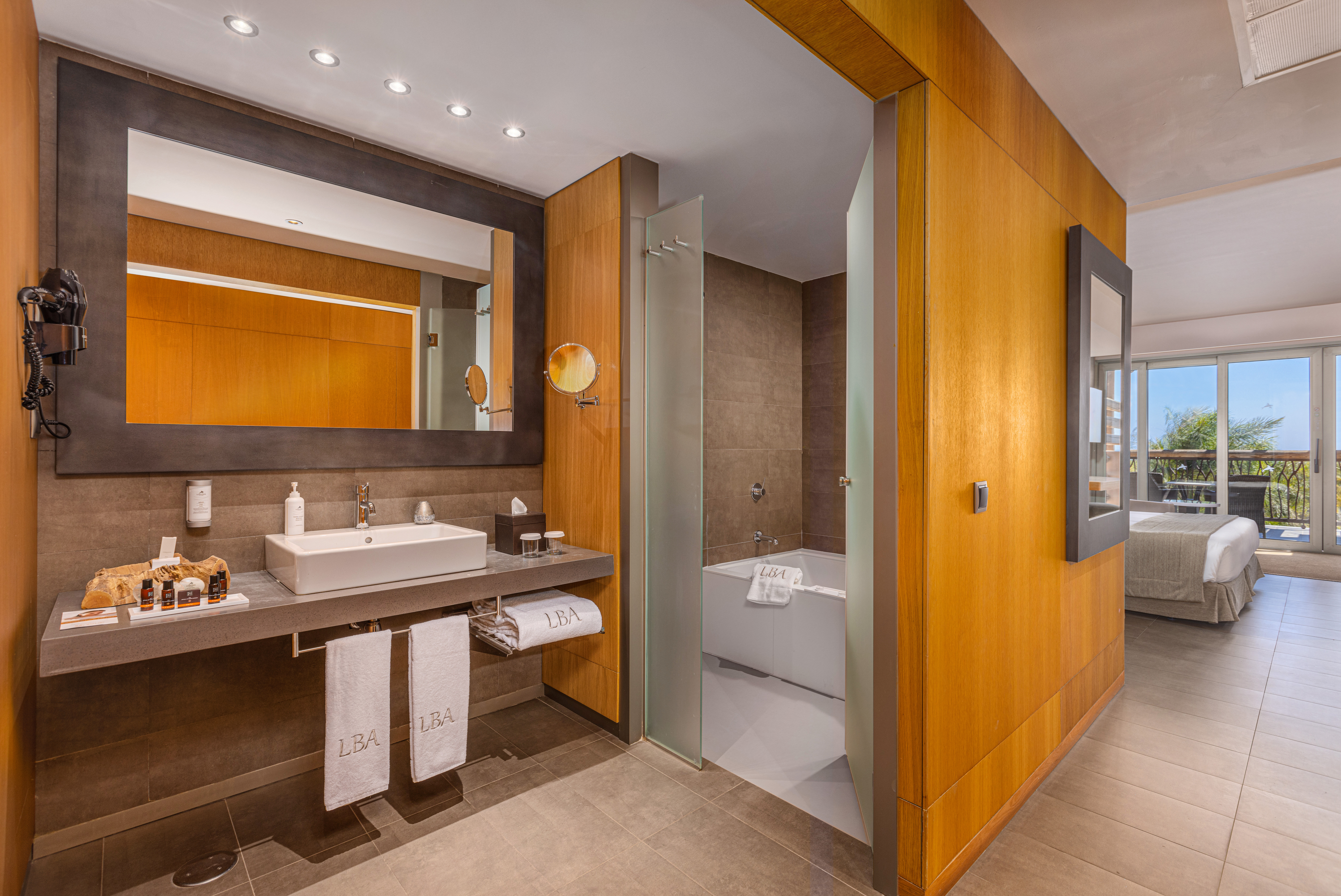 badezimmer superior suite lopesan baobab resort