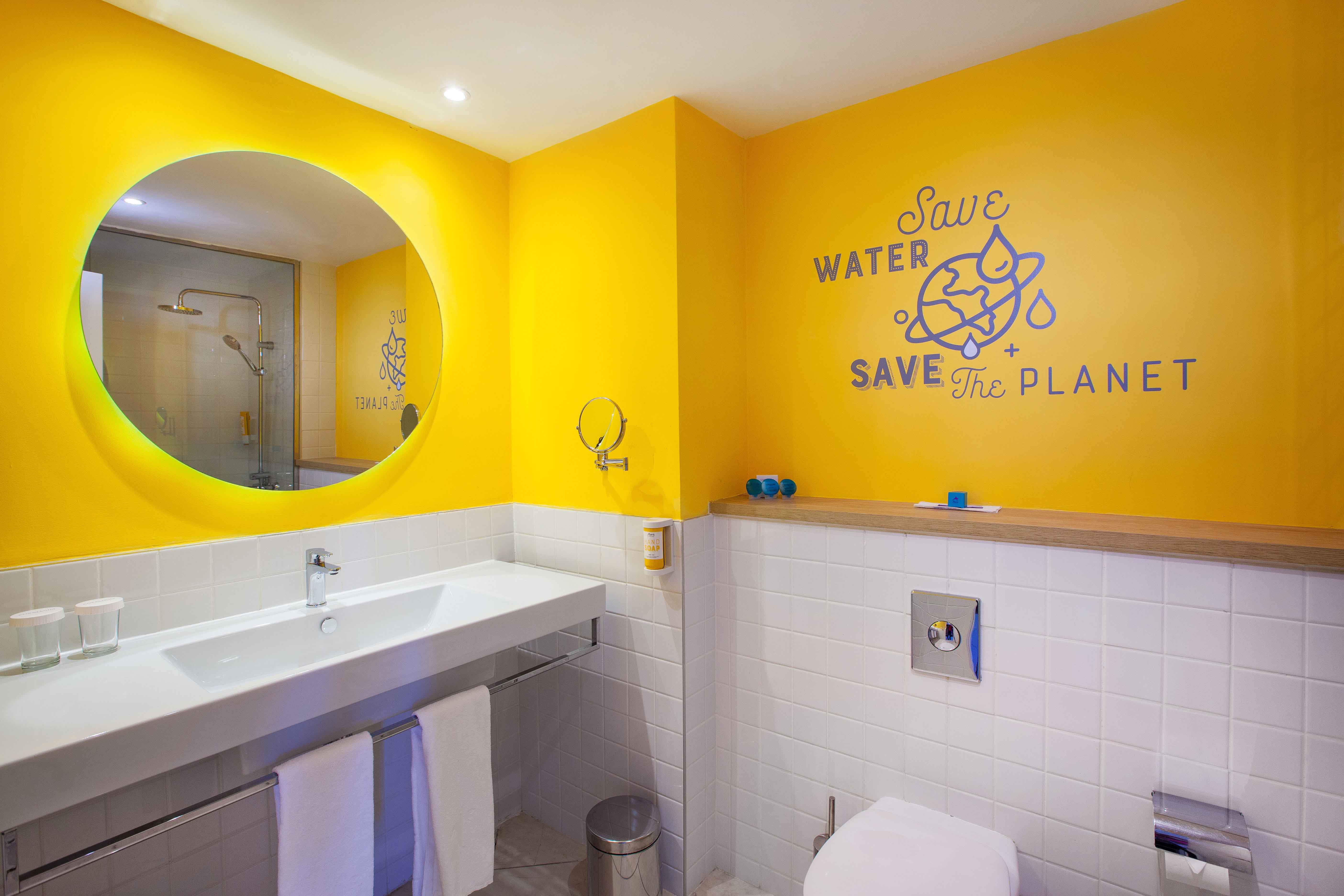 baño habitación double standard hotel abora catarina