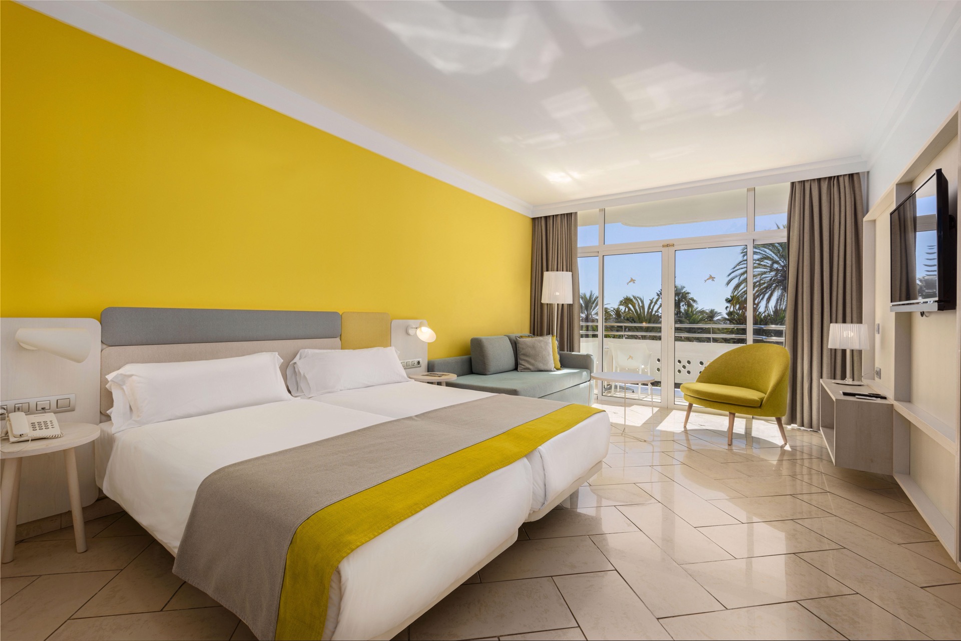 cama habitación double standard view hotel abora catarina