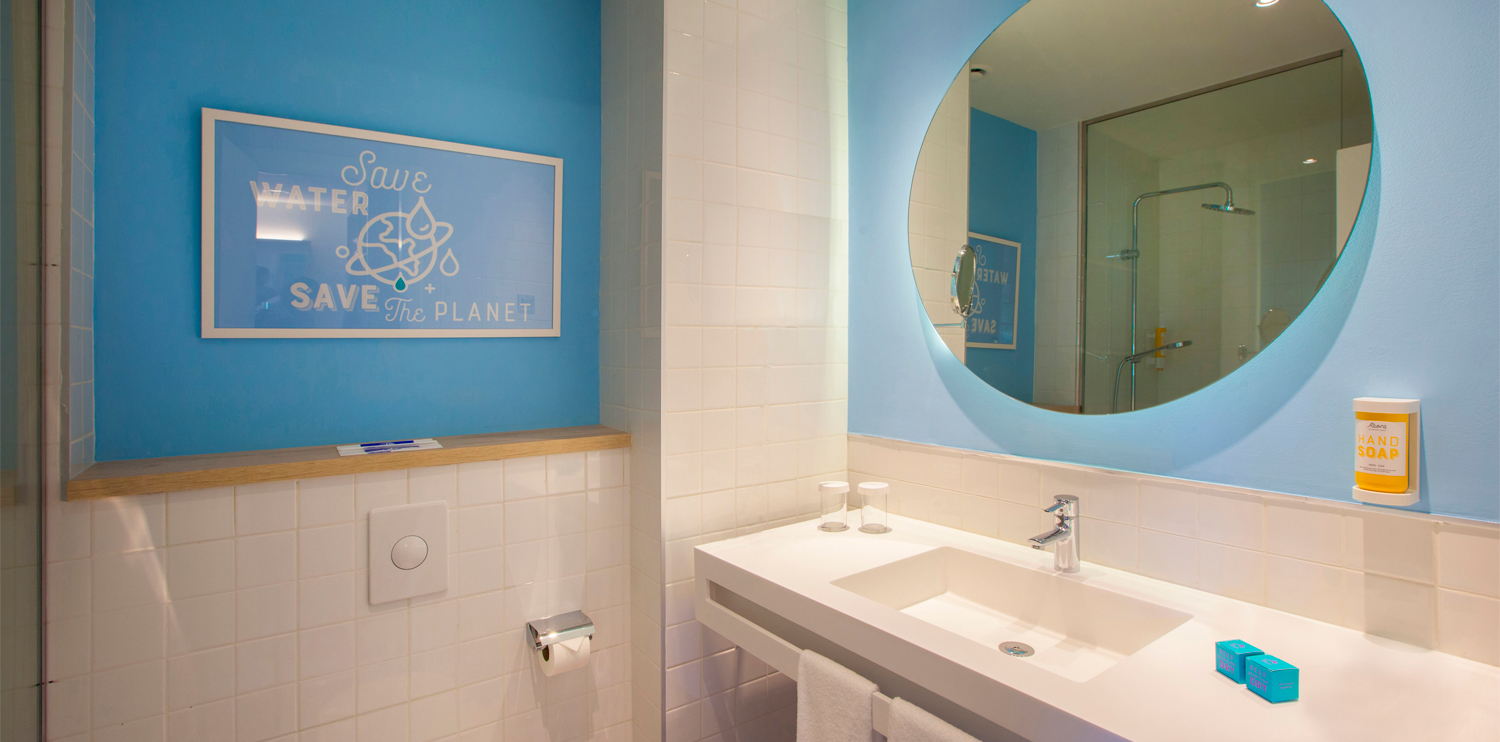 bathroom double standard view room abora buenaventura hotel