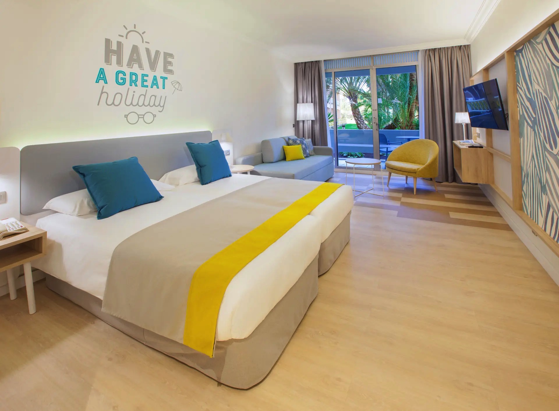 cama habitación doble estandar hotel abora buenaventura