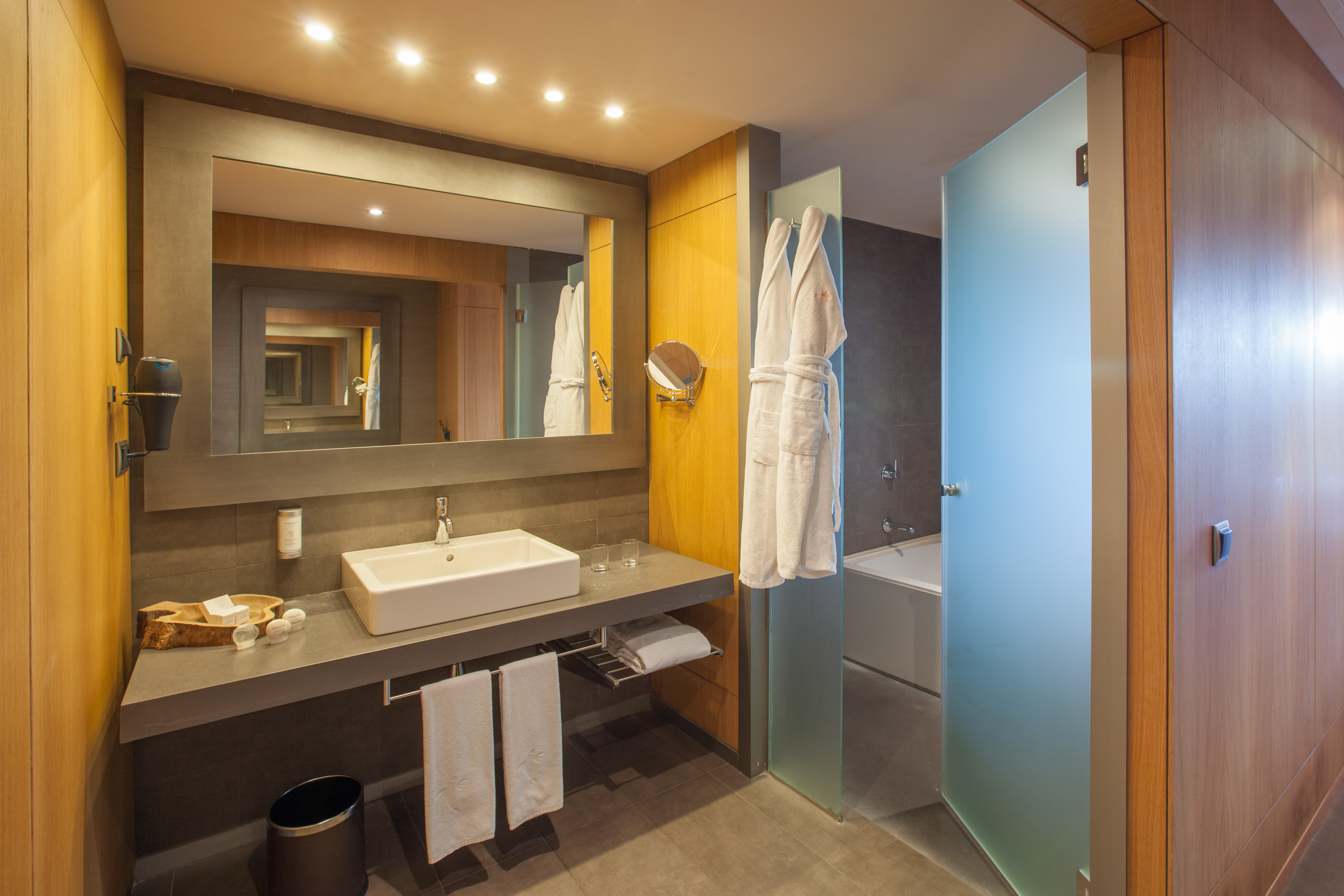 badezimmer doppelzimmer standard blick lopesan baobab