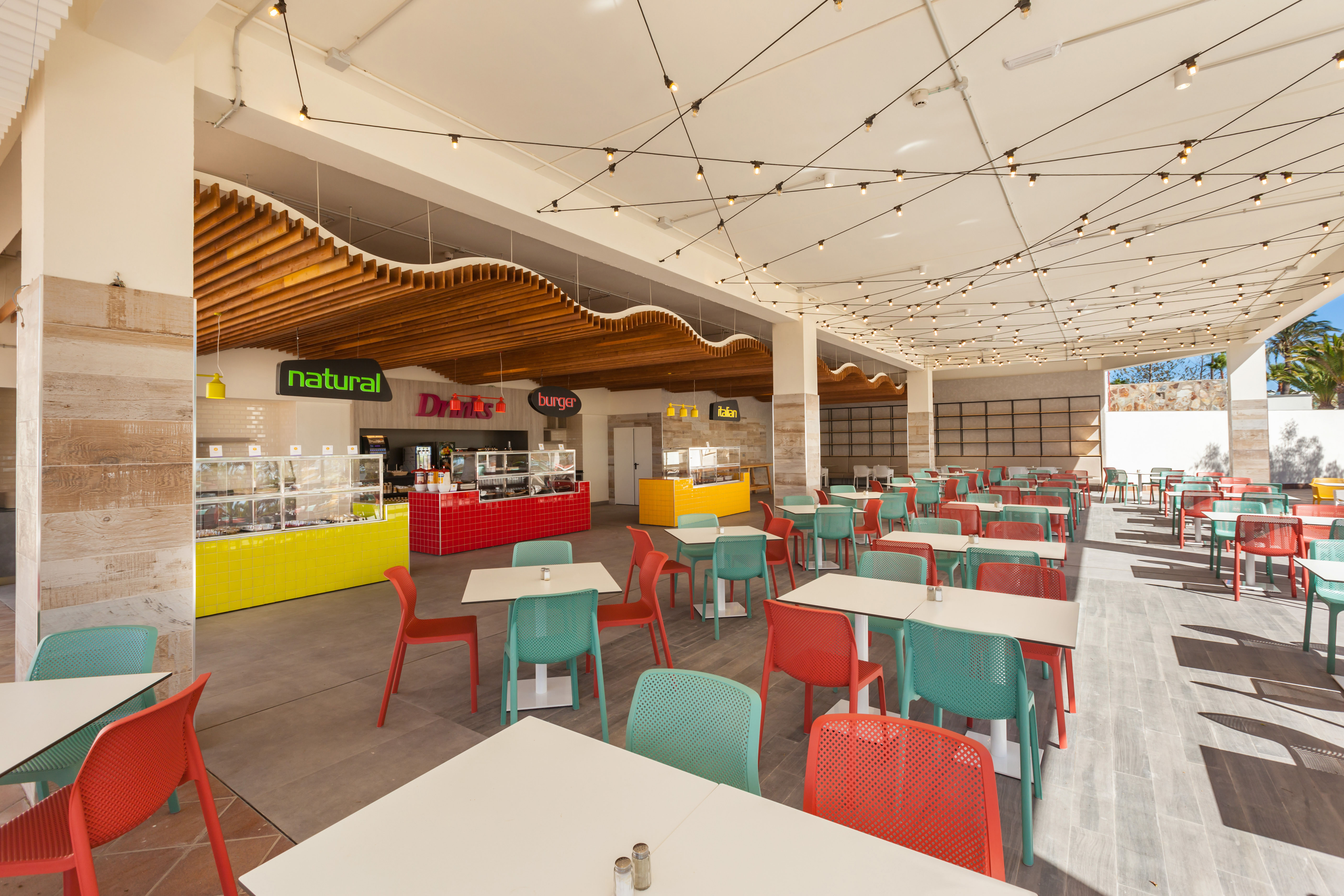 interior buffet abora interclub atlantic by lopesan hotels