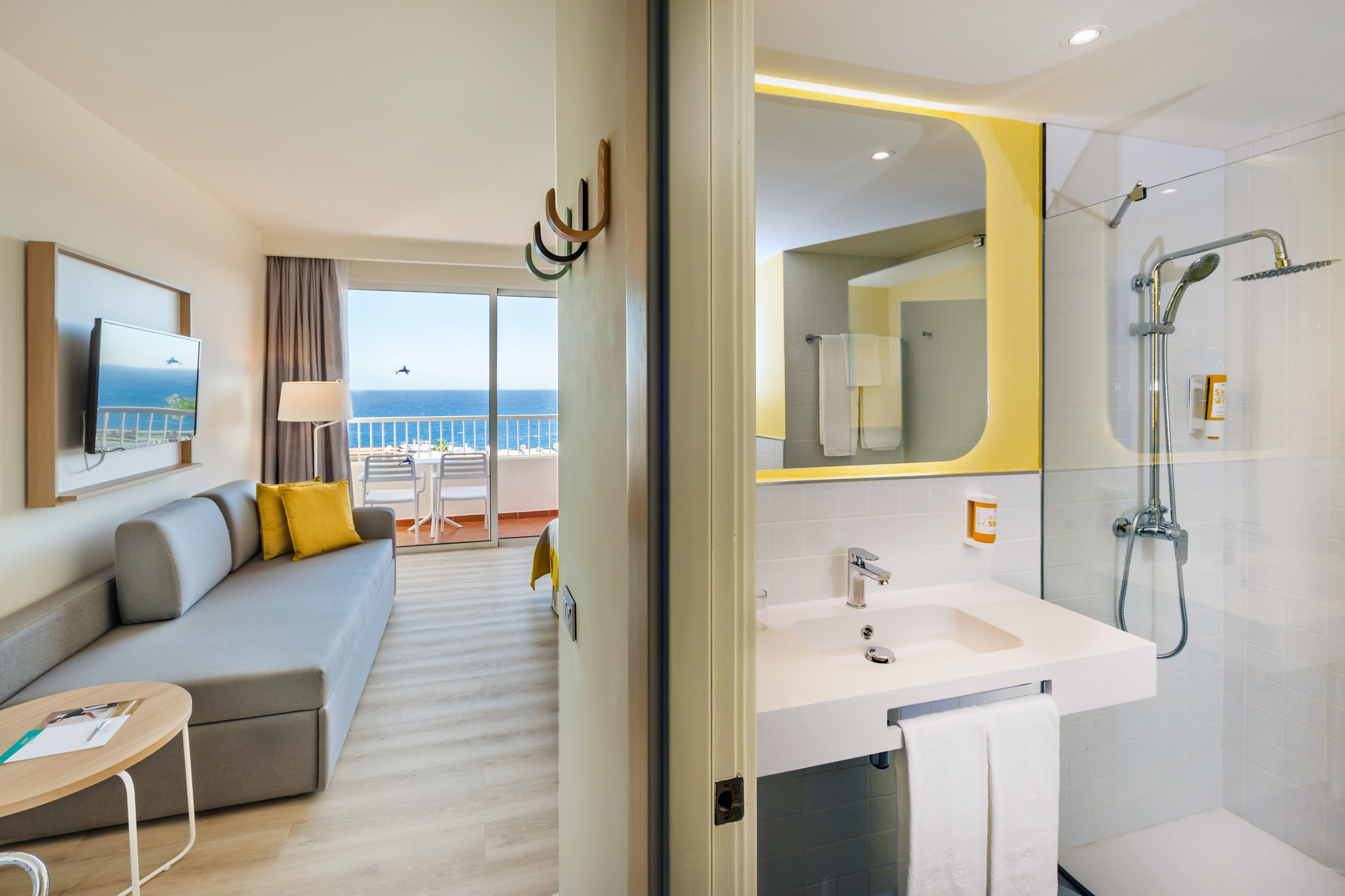 entrada habitación doble estandar hotel abora interclub atlantic