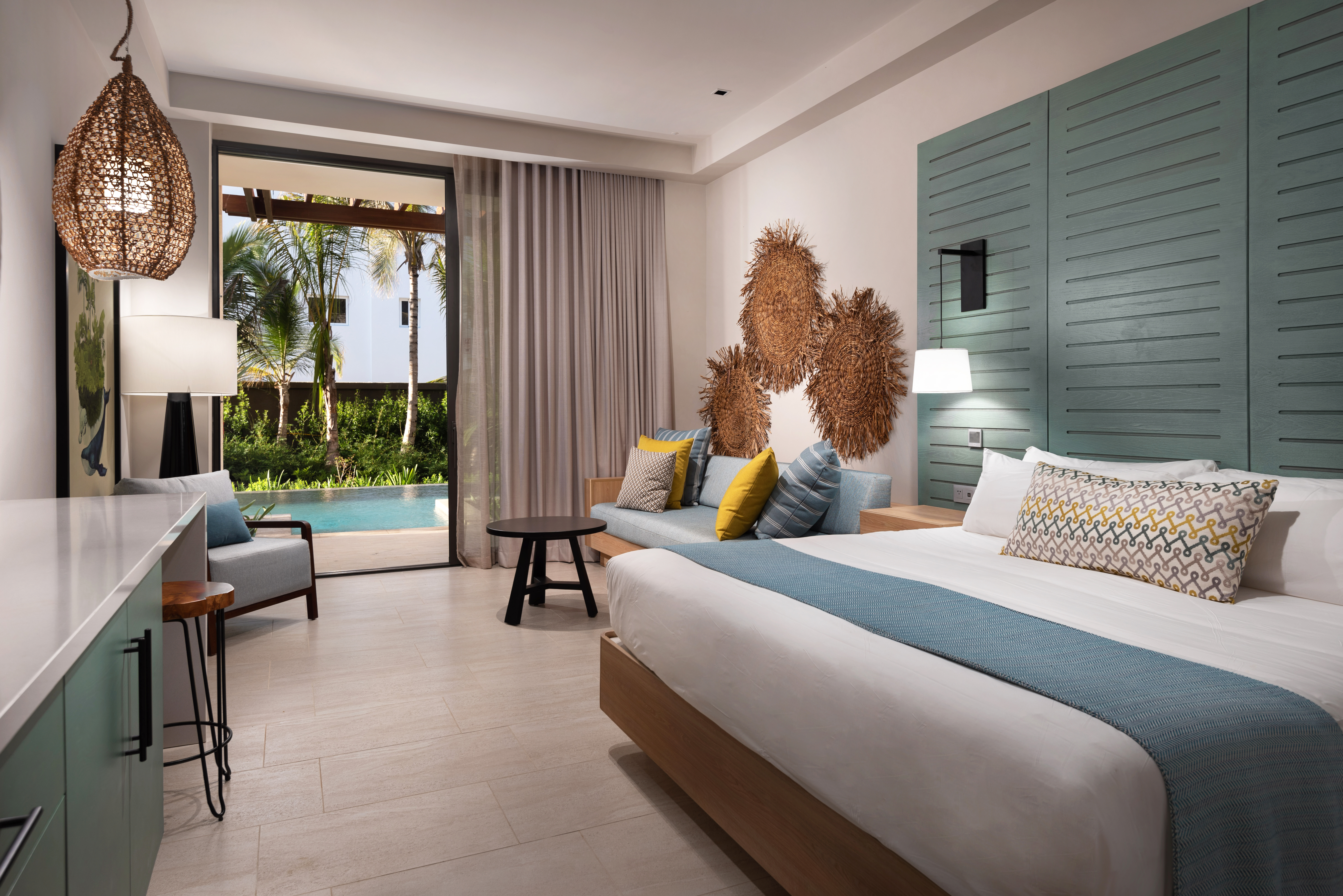 cama adults king swim up junior suite lopesan costa bavaro resort, spa & casino