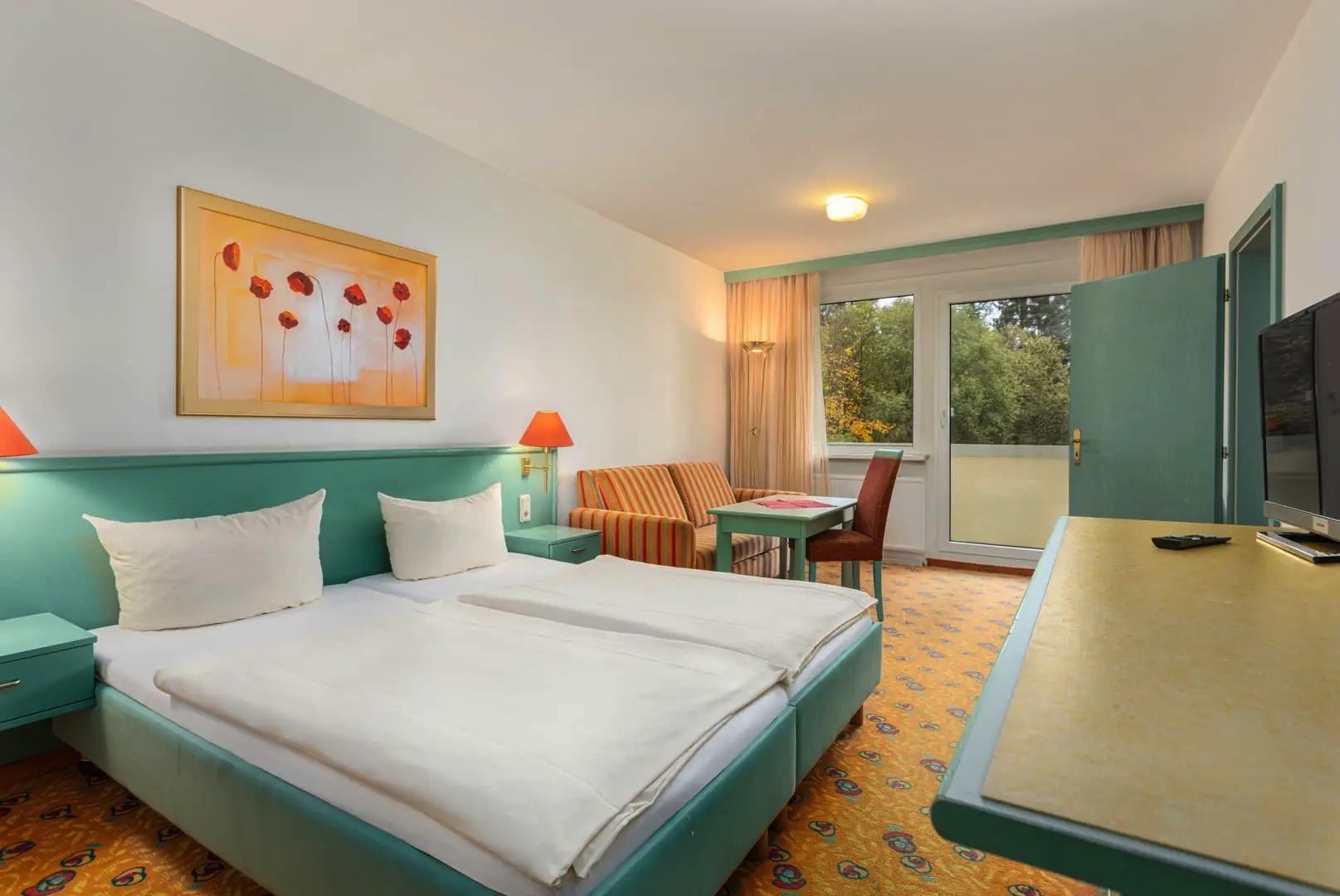 lounge-bett 1.5 raum appartement ifa schoneck hotel