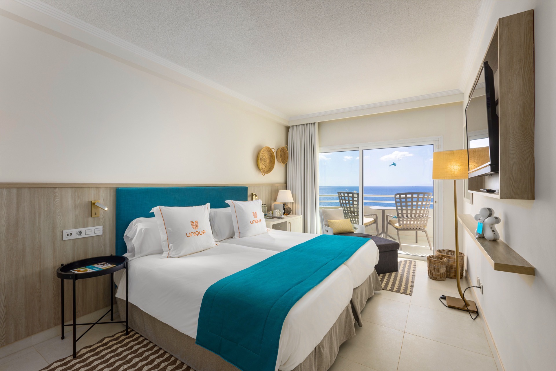 cama habitación unique deluxe view corallium dunamar