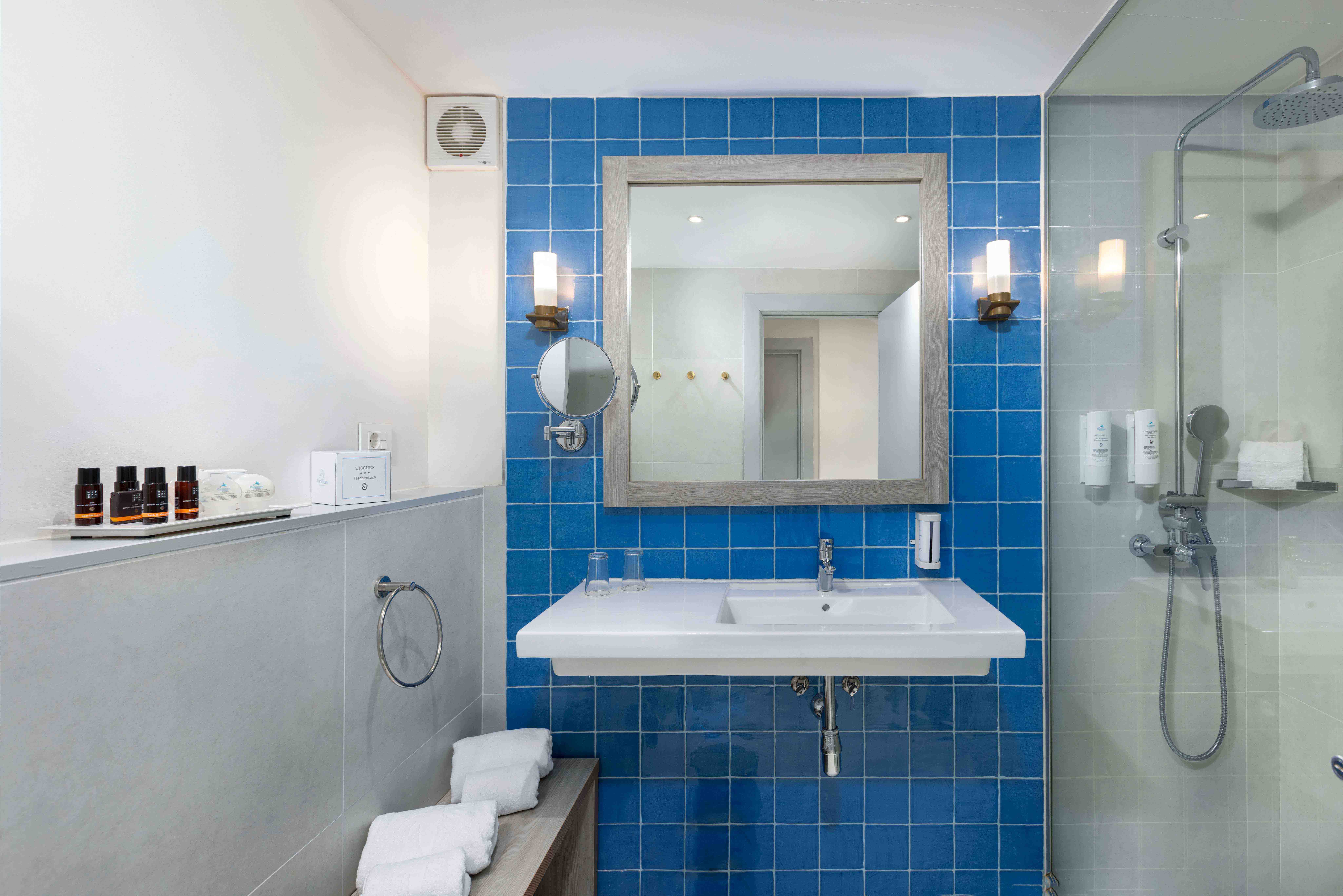 baño habitación unique deluxe view corallium dunamar
