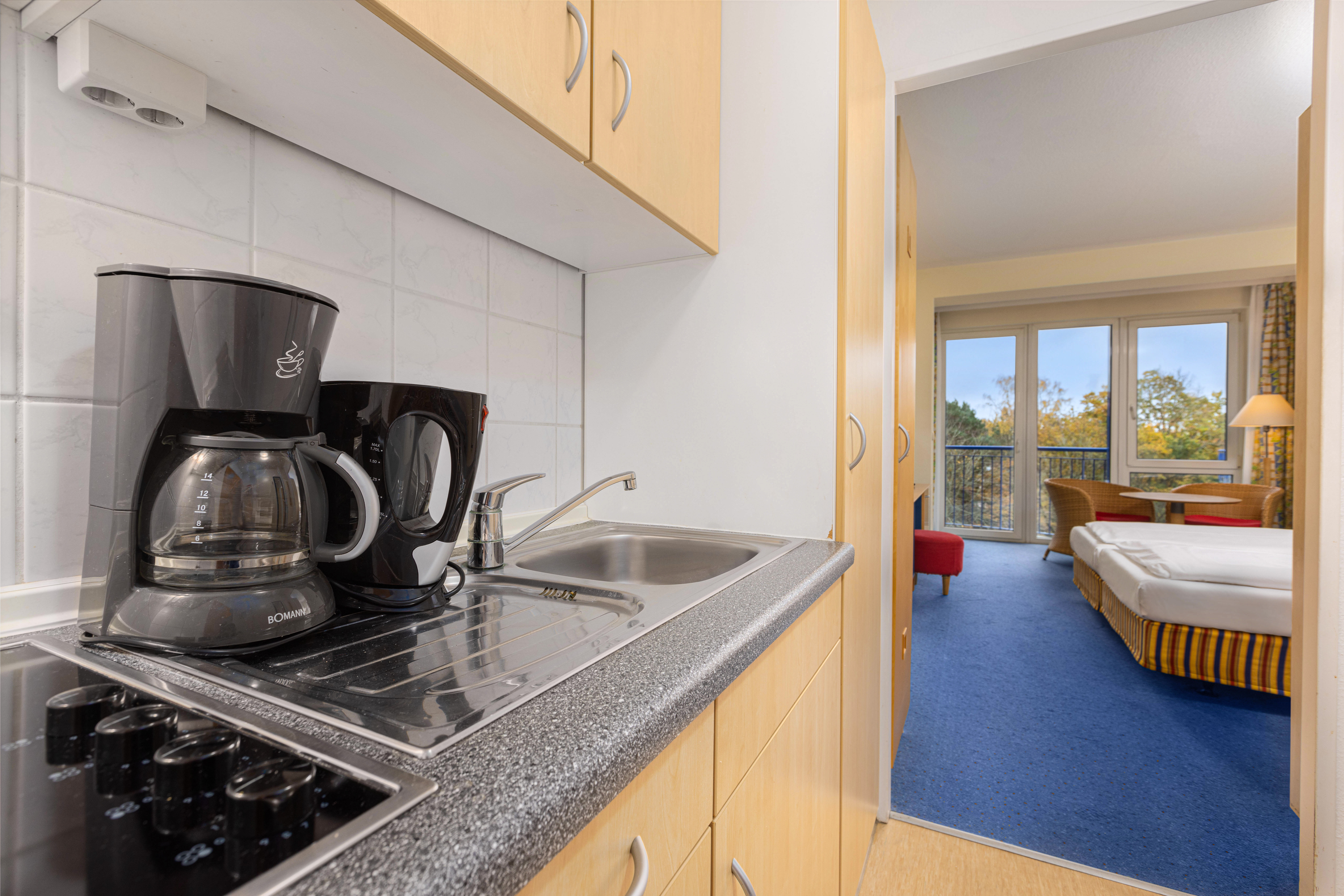 küche 1 raum appartement hotel ifa rügen