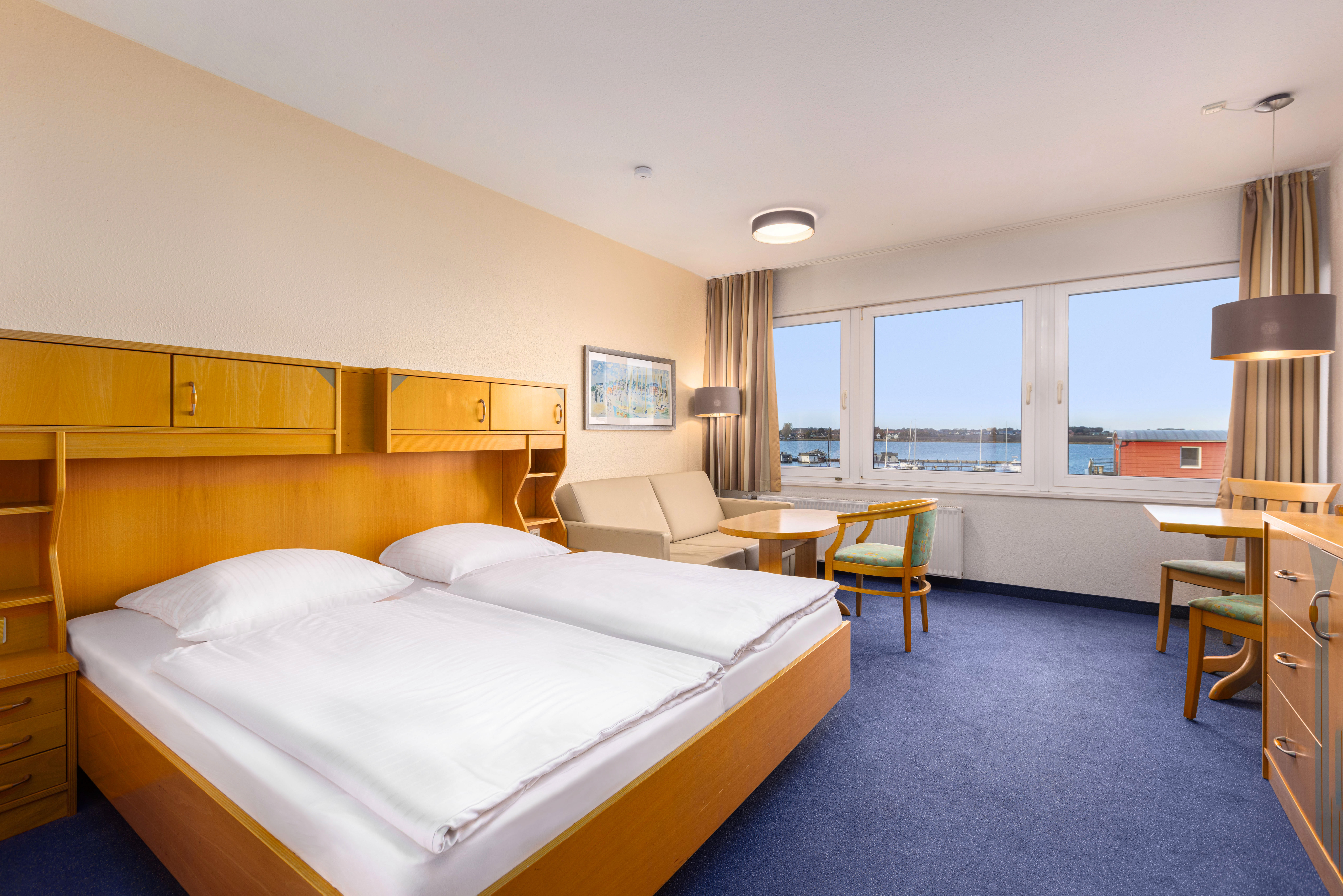 cama apartamento yachthafen 1 dormitorio hotel ifa fehmarn