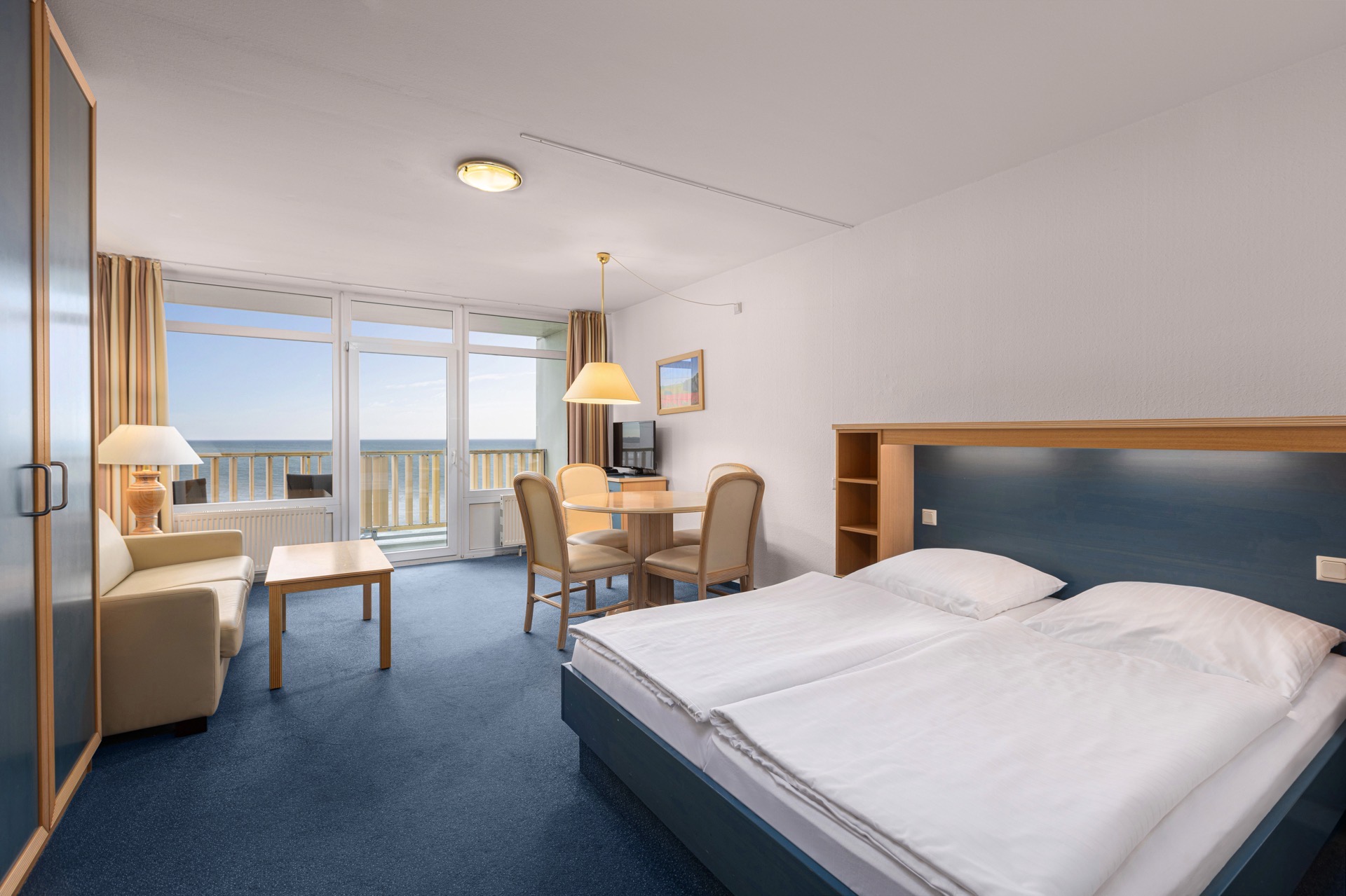 cama apartamento 1 dormitorio ferienwohnung hotel ifa fehmarn