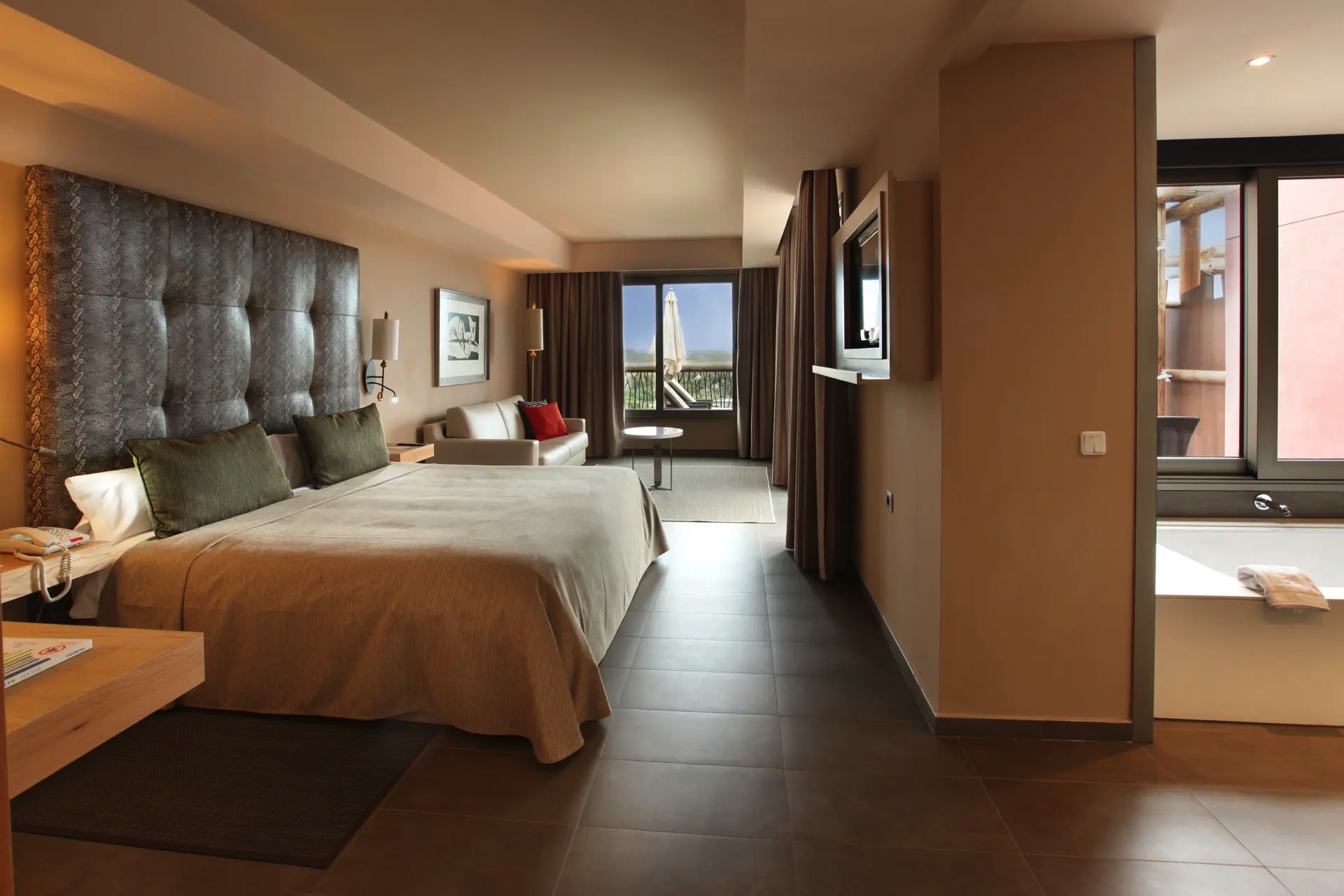 entrada habitación doble superior lopesan baobab resort