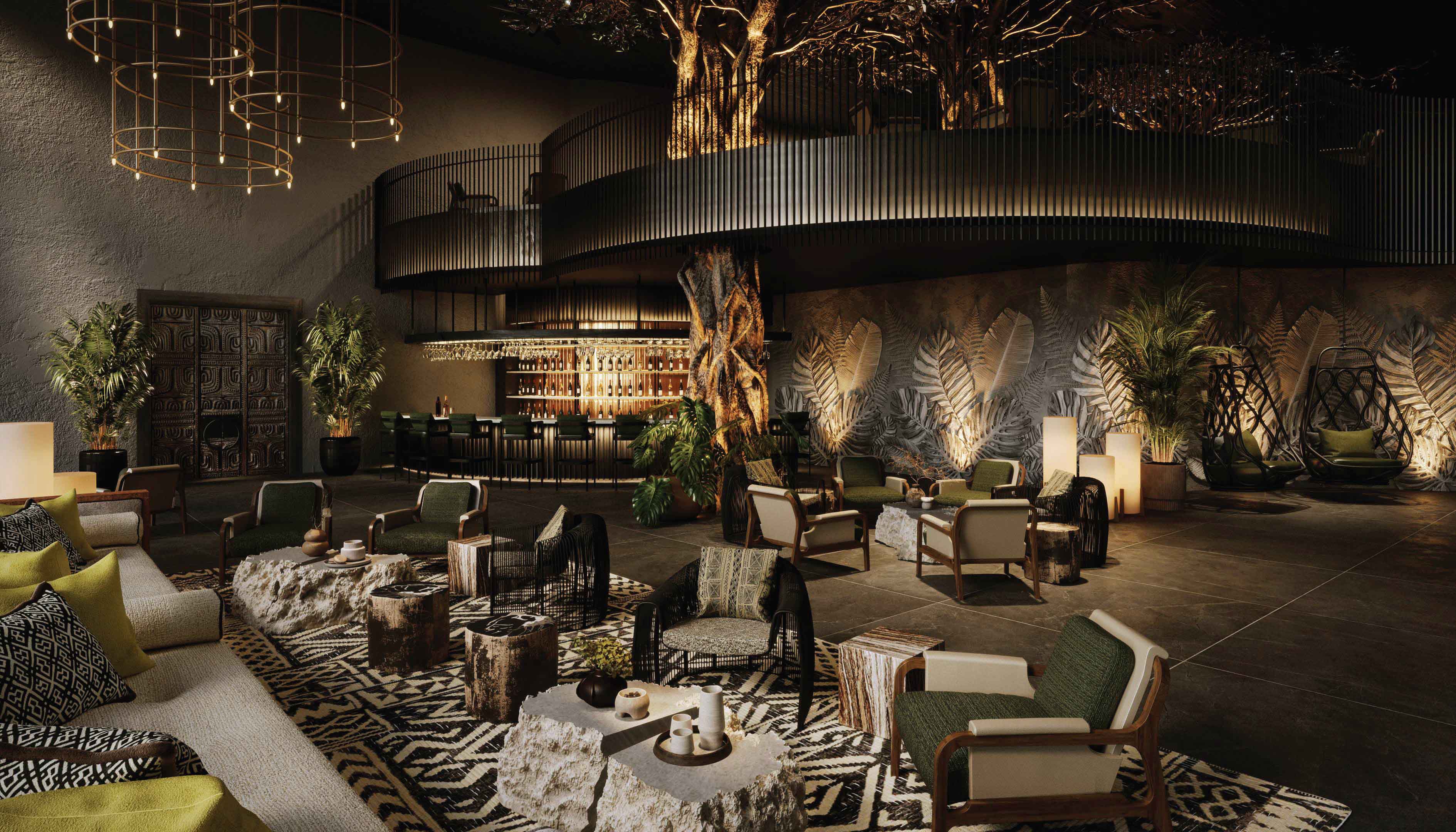 Aura Lobby Bar en Lopesan Caoba Lagoon Resort