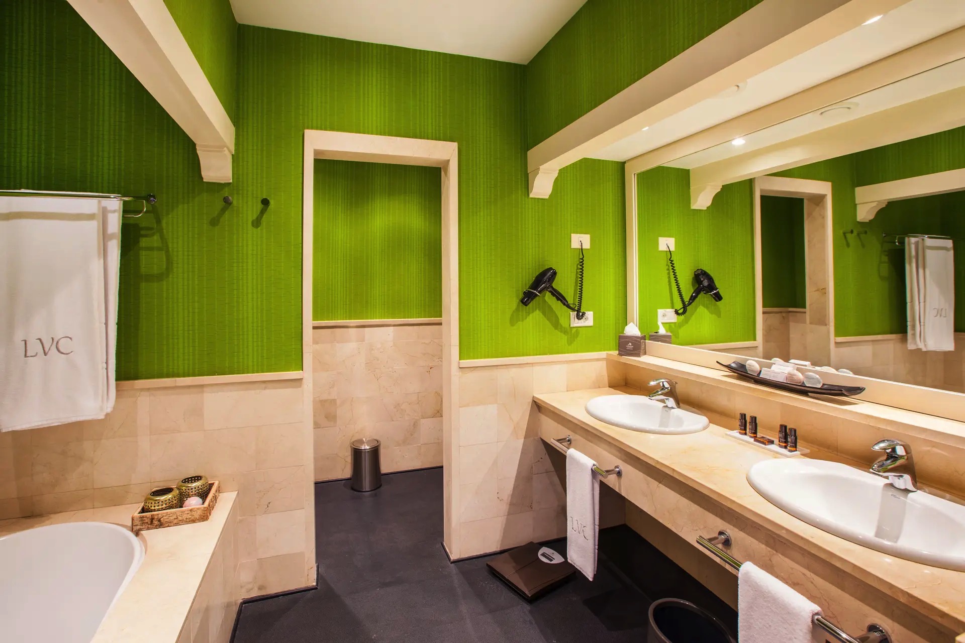 baño habitación doble deluxe vista resort lopesan villa del conde